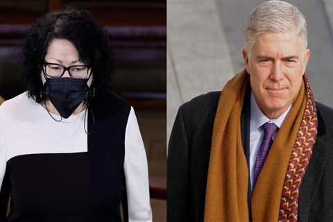 Justices Gorsuch and Sotomayor say they're 'warm colleagues and friends' but don't deny reporting..
