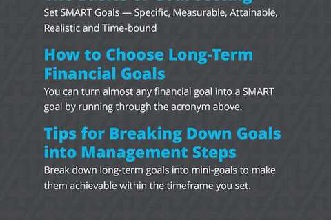 How to Set Financial Goals - The Benefits of Setting Financial Goals