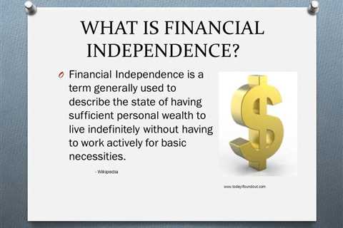 How to Define Financial Independence