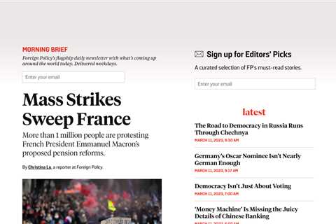 “Mass Strike in France: Over 1 Million Workers Protest Macron’s Pension Reforms”