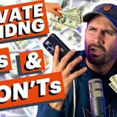 How To Avoid Losing Money As A Private Lender