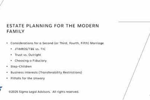 Estate Planning and Taxes 2025