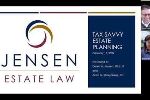 Tax Savvy Estate Planning