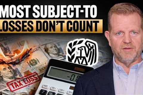 The Truth About Subject-To Deals and Tax Losses (The IRS RULE No One Explains)